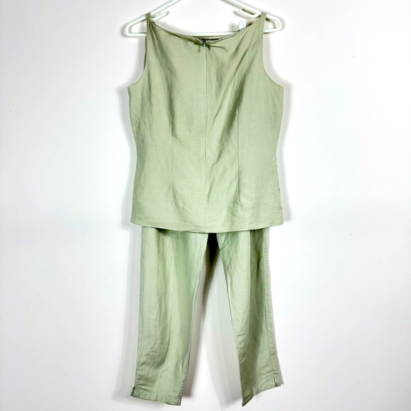 Jennifer Eden Vintage Two Piece Top Pant Set  60's Mod 70's Retro - Picture 3 of 8